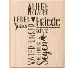 Online Heyda Holzstempel "Vater Unser"