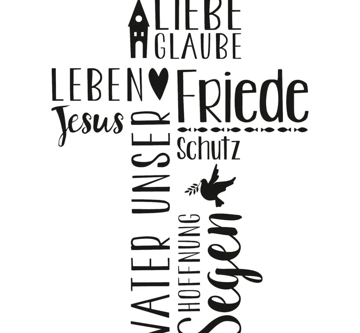 Online Heyda Holzstempel "Vater Unser"