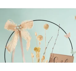 New HALBACH Holzständer für Trockenblumen und Dekoring