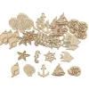 Sale Papermania Holz-Streuteile "Maritim", 45 Stück