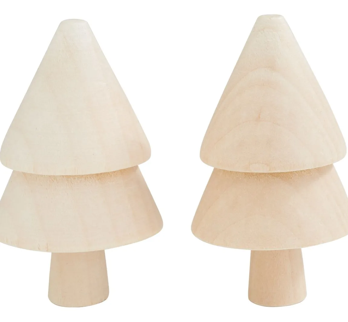 Best ohne Marke Holz-Tannenbäume