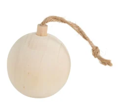 New creativ company Holz-Weihnachtskugel