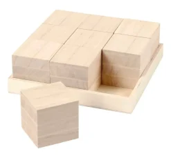 Sale creativ company Holzwürfel, 9 Stück
