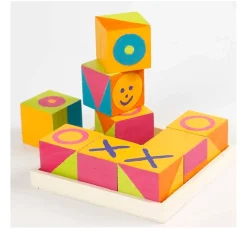 Sale creativ company Holzwürfel, 9 Stück