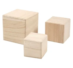 Hot creativ company Holzwürfel, 3er-Set