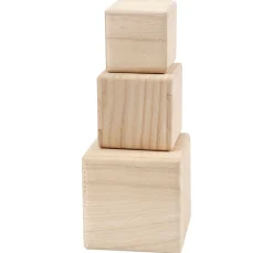 Hot creativ company Holzwürfel, 3er-Set