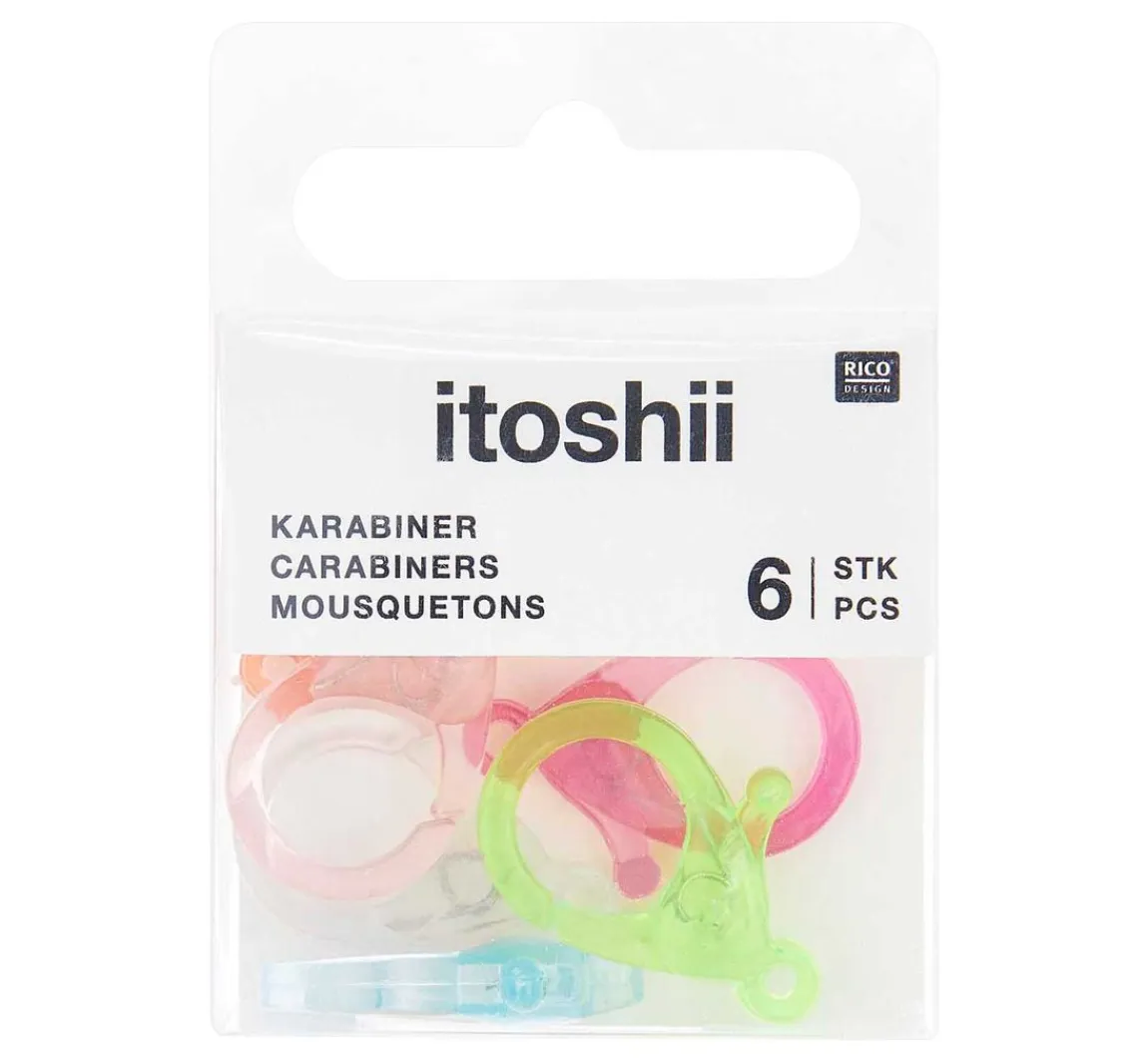 Discount Rico Design itoshii Karabiner-Set "Fashion Mix"