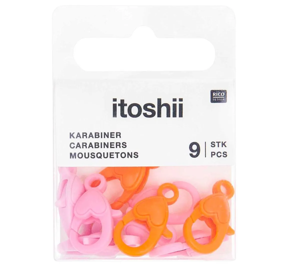 Hot Rico Design itoshii Karabiner-Set "Pink Mix"