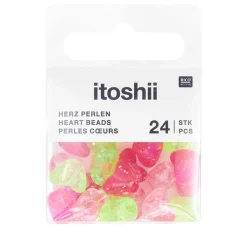Online Rico Design itoshii Perlen-Set "Glitzerherzen"