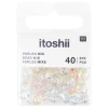New Rico Design itoshii Perlen-Set "Glitzer Holographisch"