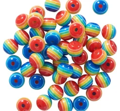Hot Rico Design itoshii Perlen-Set "Regenbogen", 8 mm