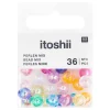 Hot Rico Design itoshii Perlen-Set "Regenbogen Holographisch"