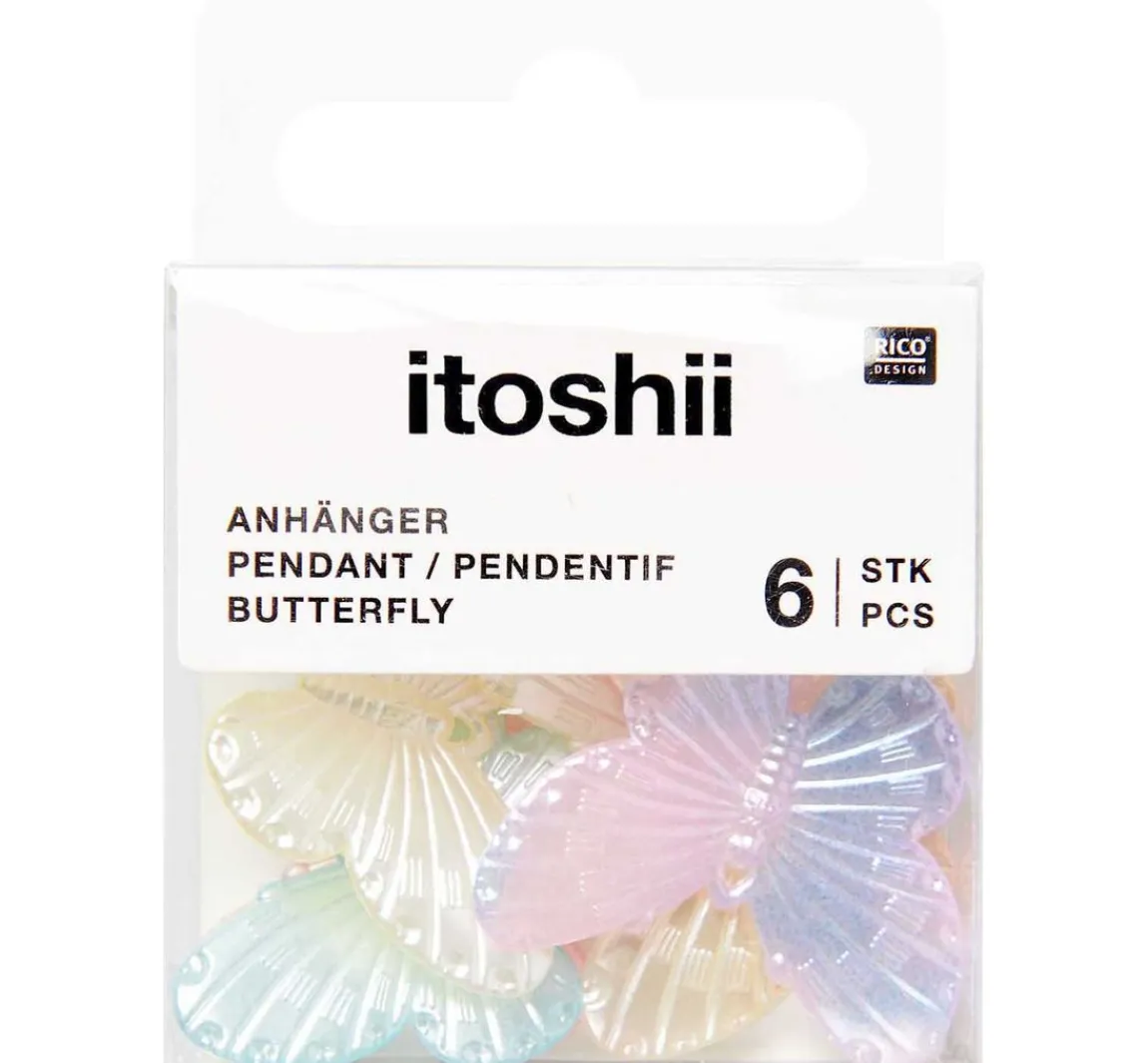Online Rico Design itoshii Perlen-Set "Schmetterlinge", Rainbow Pearl Mix