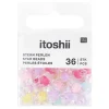Discount Rico Design itoshii Perlen-Set "Sterne Transparent mit Farbeinzug"