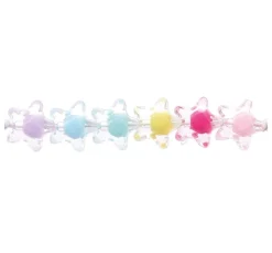 Discount Rico Design itoshii Perlen-Set "Sterne Transparent mit Farbeinzug"