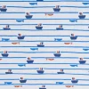 Sale VBS Marktplatz Jersey-Stoff "Boote und Fische"