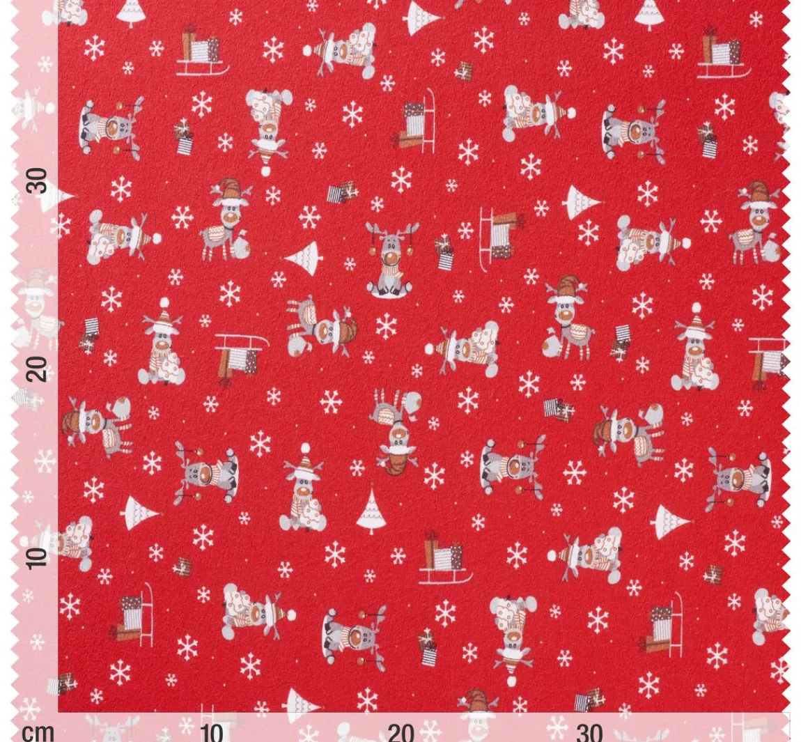 Sale VBS Marktplatz Jersey-Stoff "Elch Ruby"