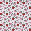 Sale VBS Marktplatz Jersey-Stoff "Erdbeeren"