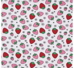 Sale VBS Marktplatz Jersey-Stoff "Erdbeeren"