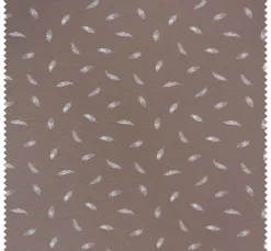 Online VBS Marktplatz Jersey-Stoff "Federn Taupe"