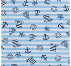 VBS Marktplatz Jersey-Stoff "Happy Sailor"