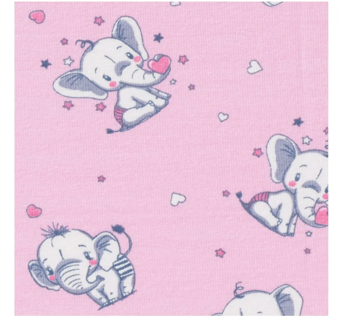 Online VBS Marktplatz Jersey-Stoff "Kleine Elefanten"