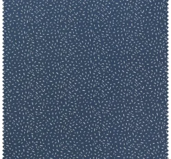 Sale VBS Marktplatz Jersey-Stoff "Konfetti-Streifen Jeans-Blau"