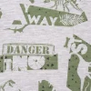 Outlet VBS Marktplatz Jersey-Stoff Melange "Danger"