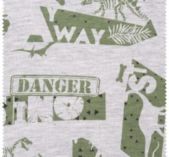 Outlet VBS Marktplatz Jersey-Stoff Melange "Danger"