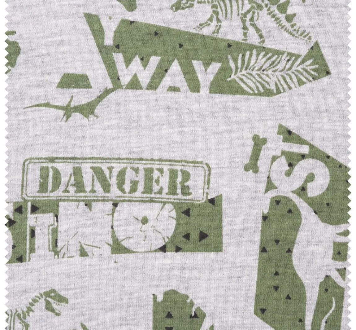 Outlet VBS Marktplatz Jersey-Stoff Melange "Danger"