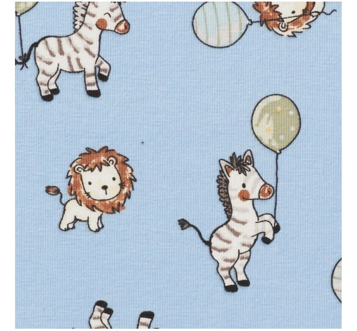 Sale VBS Marktplatz Jersey-Stoff "Party-Tiere"