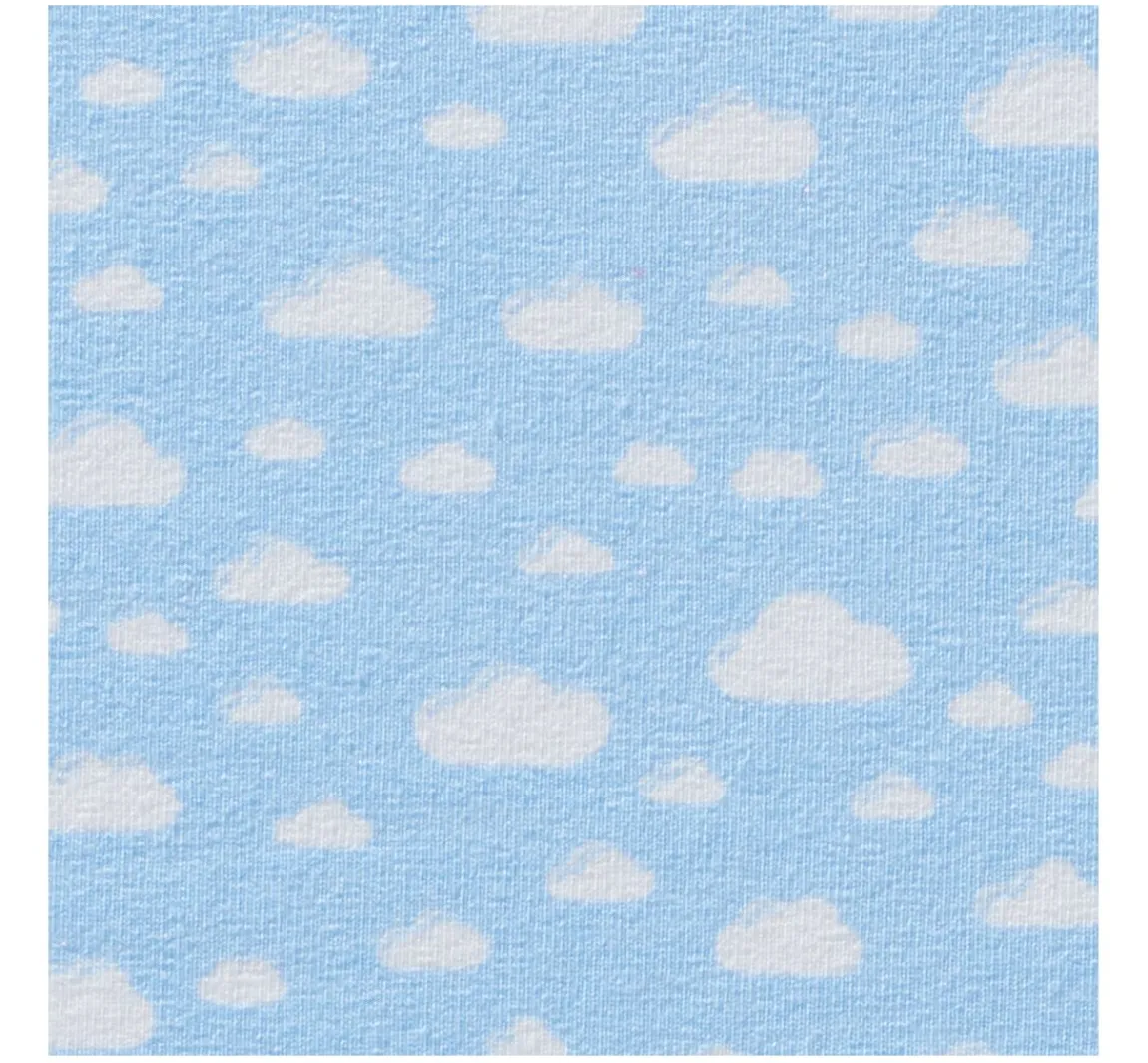 Clearance VBS Marktplatz Jersey-Stoff "Wolken"