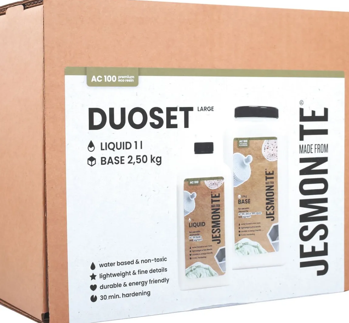 Outlet Jesmonite AC 100 Duoset " 1L Liquid + 2,5 KG Base"