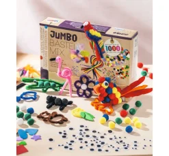 Clearance GLOREX Jumbo Bastel-Mix, ca. 1.000 Teile
