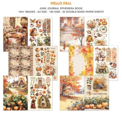 Sale Ciao Bella Junk Journal & Ephemera Book "Hello Fall"
