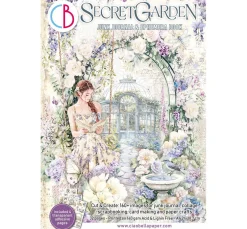 New Ciao Bella Junk Journal & Ephemera Book "Secret Garden"