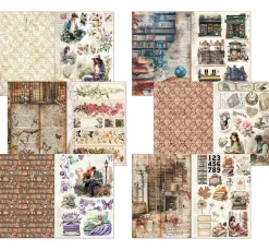 Hot Ciao Bella Junk Journal & Ephemera Book "Book Lovers"