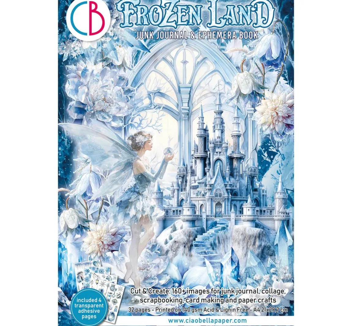 Clearance Ciao Bella Junk Journal & Ephemera Book "Frozen Land"