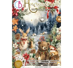 Discount Ciao Bella Junk Journal & Ephemera Book "Hot Cocoa & Holly"