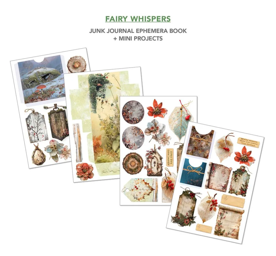 Best Ciao Bella Junk Journal & Ephemera Book "Fairy Whisper"