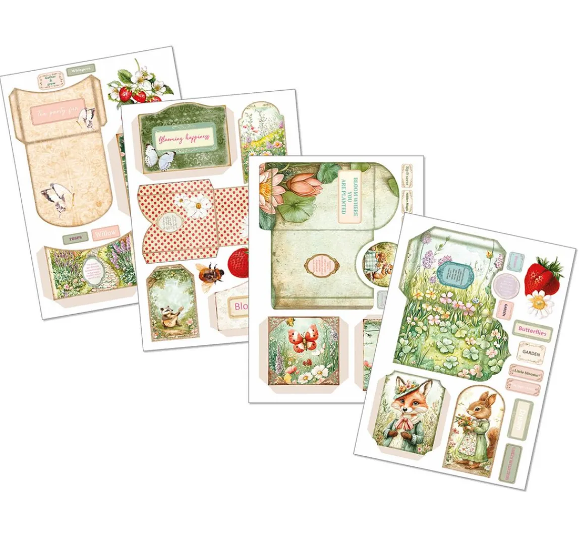Clearance Ciao Bella Junk Journal & Ephemera Book "Woodland Party"