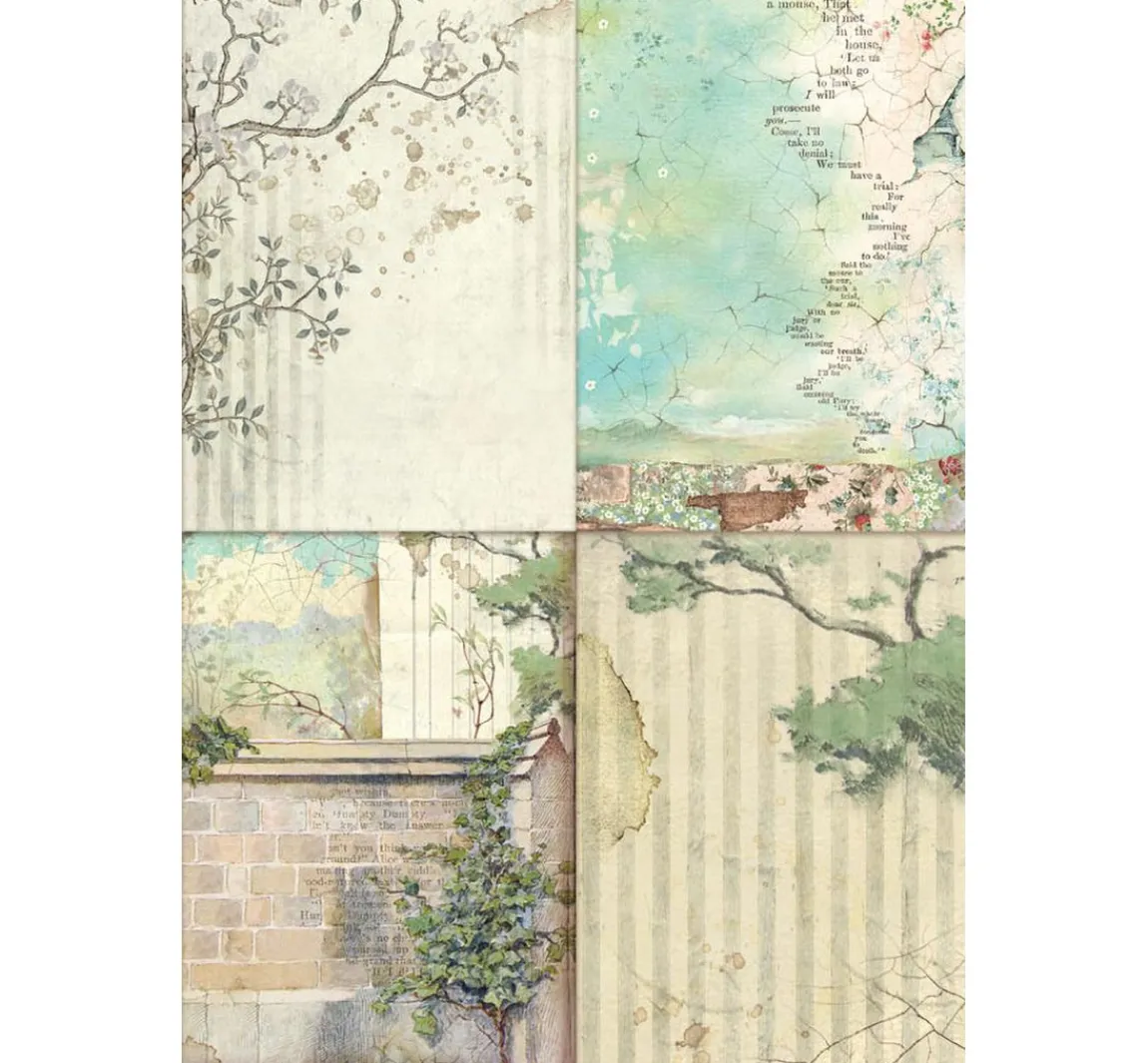 Clearance Stamperia Junk Journal Book "Alice in Christmas"