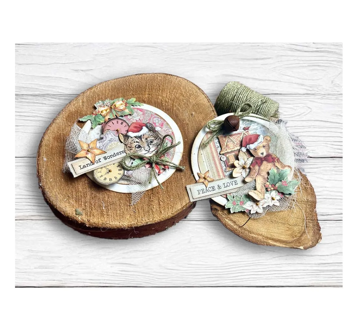 Clearance Stamperia Junk Journal Book "Alice in Christmas"