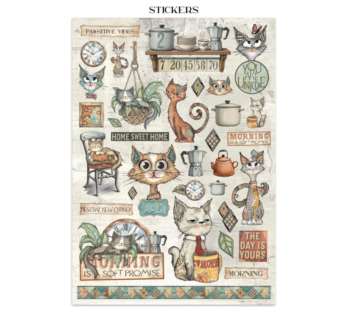 New Stamperia Junk Journal Book "Furry Friends"