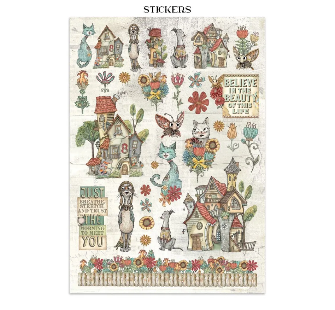 New Stamperia Junk Journal Book "Furry Friends"