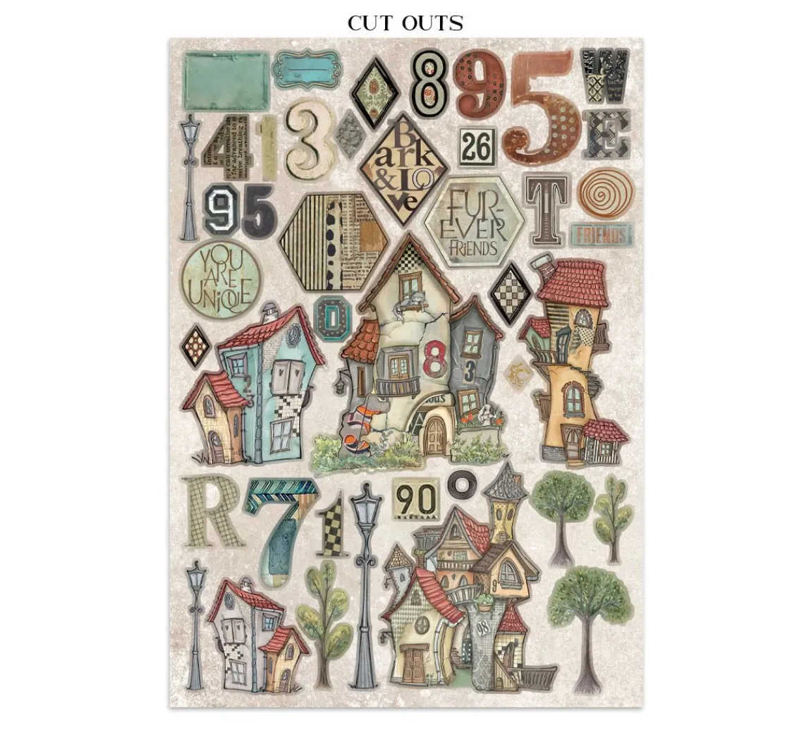 New Stamperia Junk Journal Book "Furry Friends"