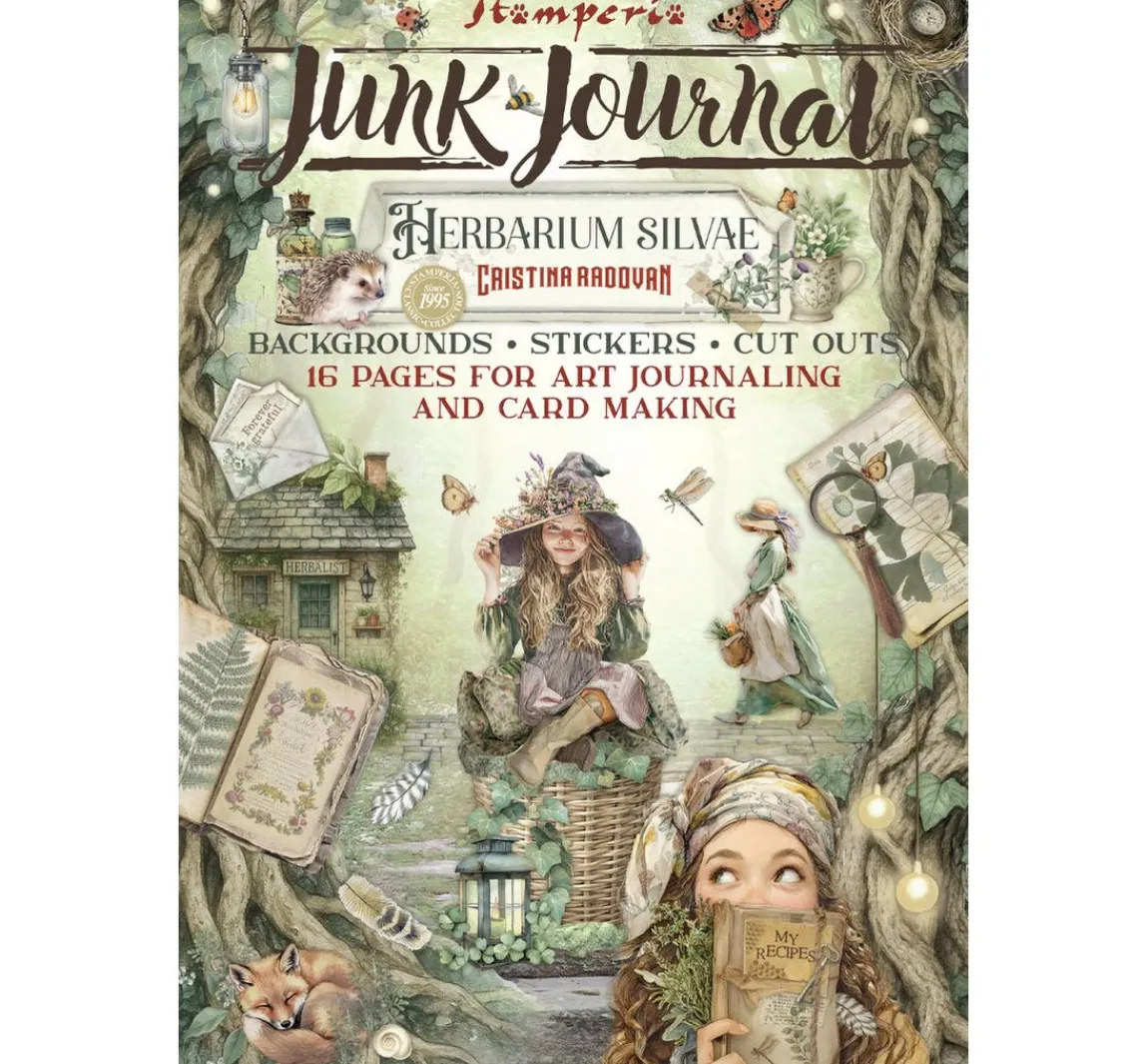 Hot Stamperia Junk Journal Book "Herbarium Silvae"