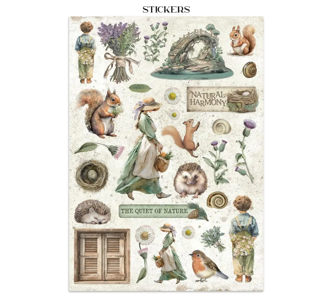 Hot Stamperia Junk Journal Book "Herbarium Silvae"