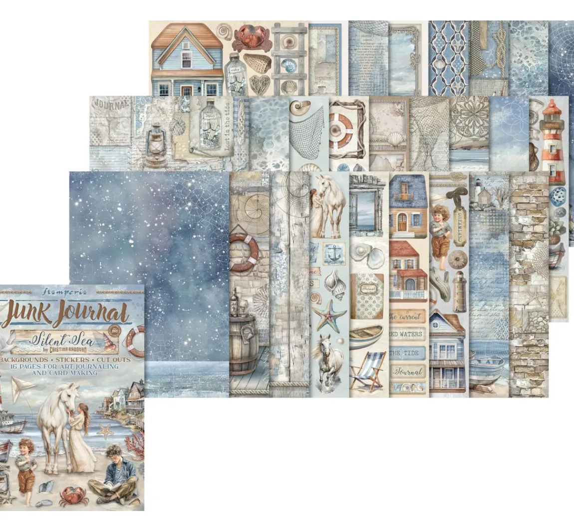 Outlet Stamperia Junk Journal Book "Silent Sea"