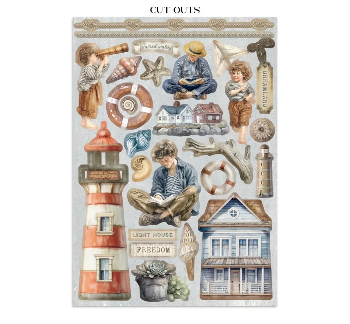 Outlet Stamperia Junk Journal Book "Silent Sea"